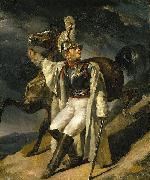 Theodore Gericault The Wounded Cuirassier, study oil painting on canvas